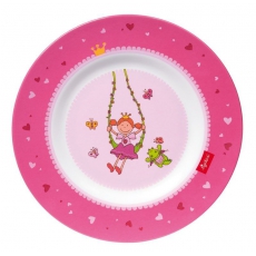 Melaminový talíř pro děti princezna Pinky Queeny - 0 ks