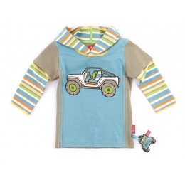 Chlapecké tričko s kapucí Safari, vel. 110 - 0 ks