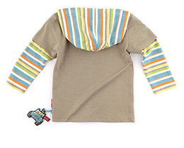 Chlapecké tričko s kapucí Safari, vel. 110