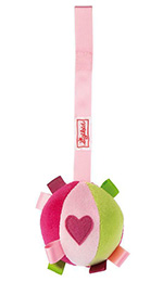 Růžový balónek na zavěšení Baby Fit+Fun pro aktivní hraní - 0 ks