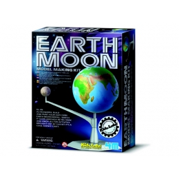 Vytvoř si pohyblivý model Země a Měsíce svítící ve tmě - 0 ks