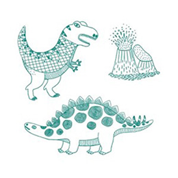 Razítka Dinosauři