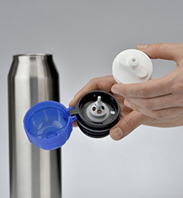 Inteligentní termoska s pítkem Flow blue II 0,5l - nová