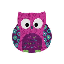 Dětský koberec Little Owl růžová SM-3659-04 - 1 ks