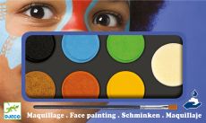 Barva na obličej - malování na obličej přírodní odstíny - 0 ks