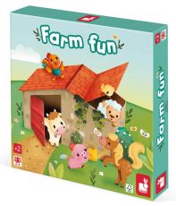 Janod Dětská společenská hra Zábava na farmě