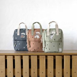 Dětský batoh Mini Square Backpack Happy Prints olive