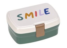 Svačinový set - krabička a láhev Little Gang Smile milky-ocean green