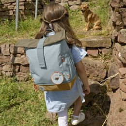 Dětský batoh Mini Rolltop Backpack Nature light blue