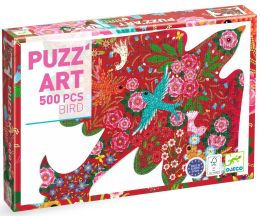 Puzzle umělecké - Ptáček