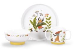 Porcelánová jídelní sada Zajíček - Trois Petit Lapins