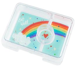 Krabička na svačinu - svačinový box Snack - Misty Aqua Rainbow